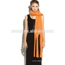 PK17ST175 cashmere scarf with tassel fringe